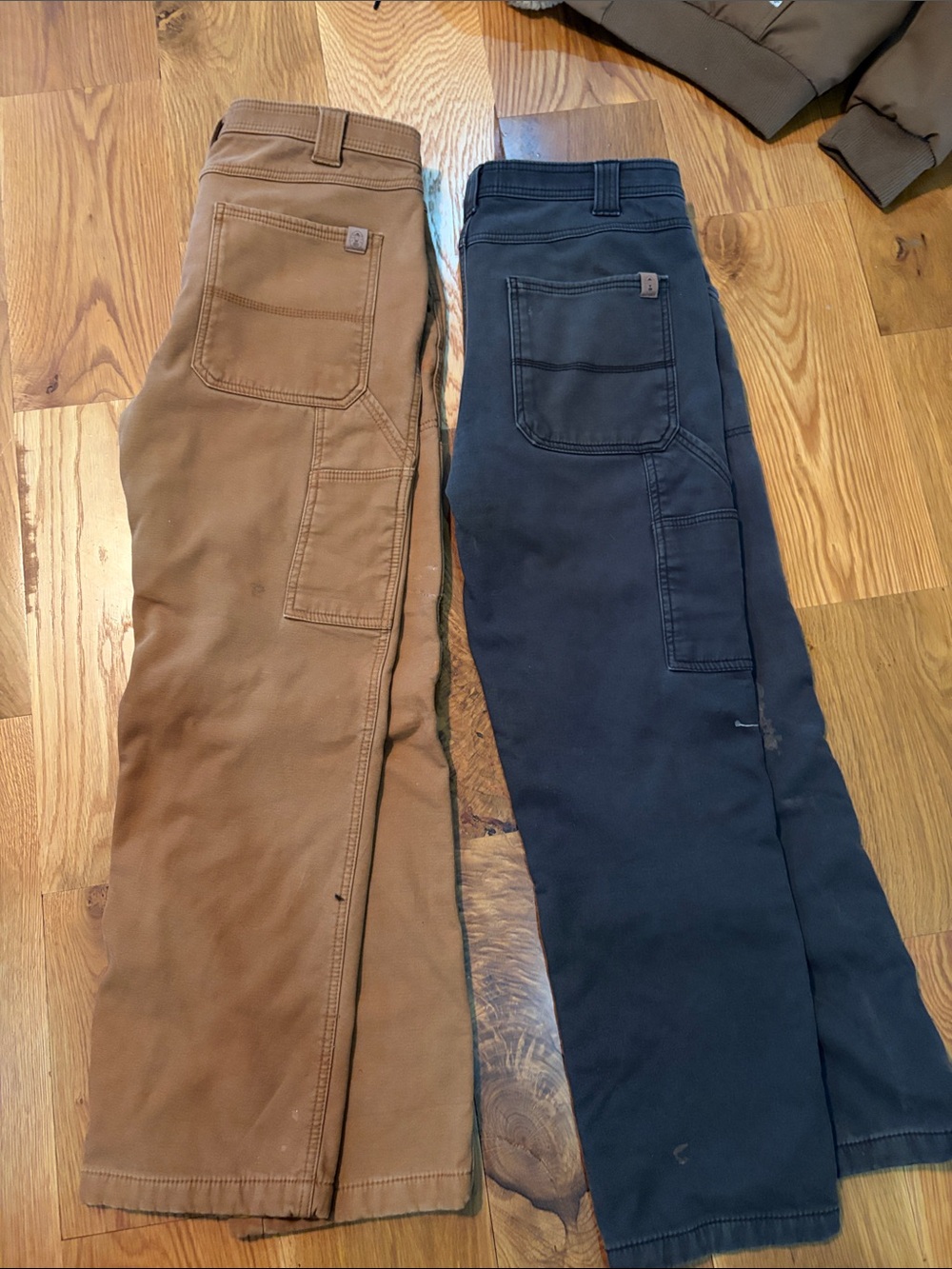 Men's Work Pants - Brown and Dark Navy